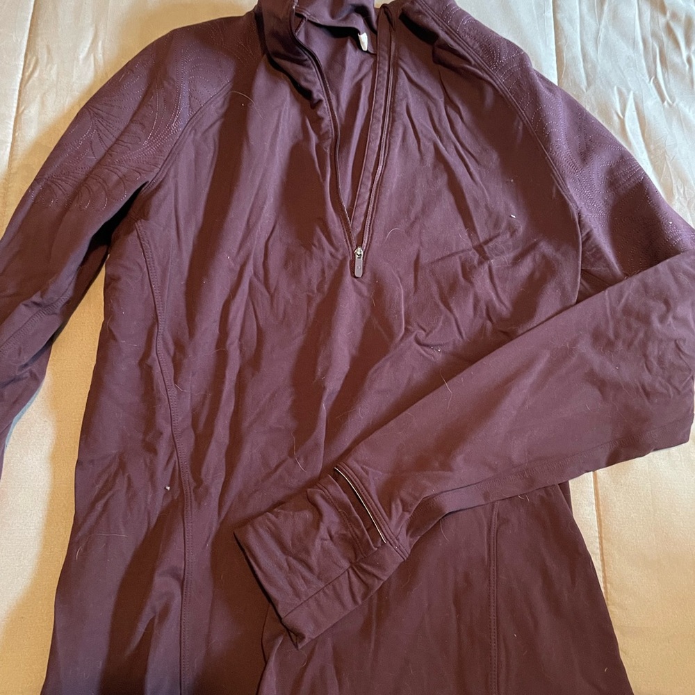 Lululemon Dark Purple Long Sleeve Top